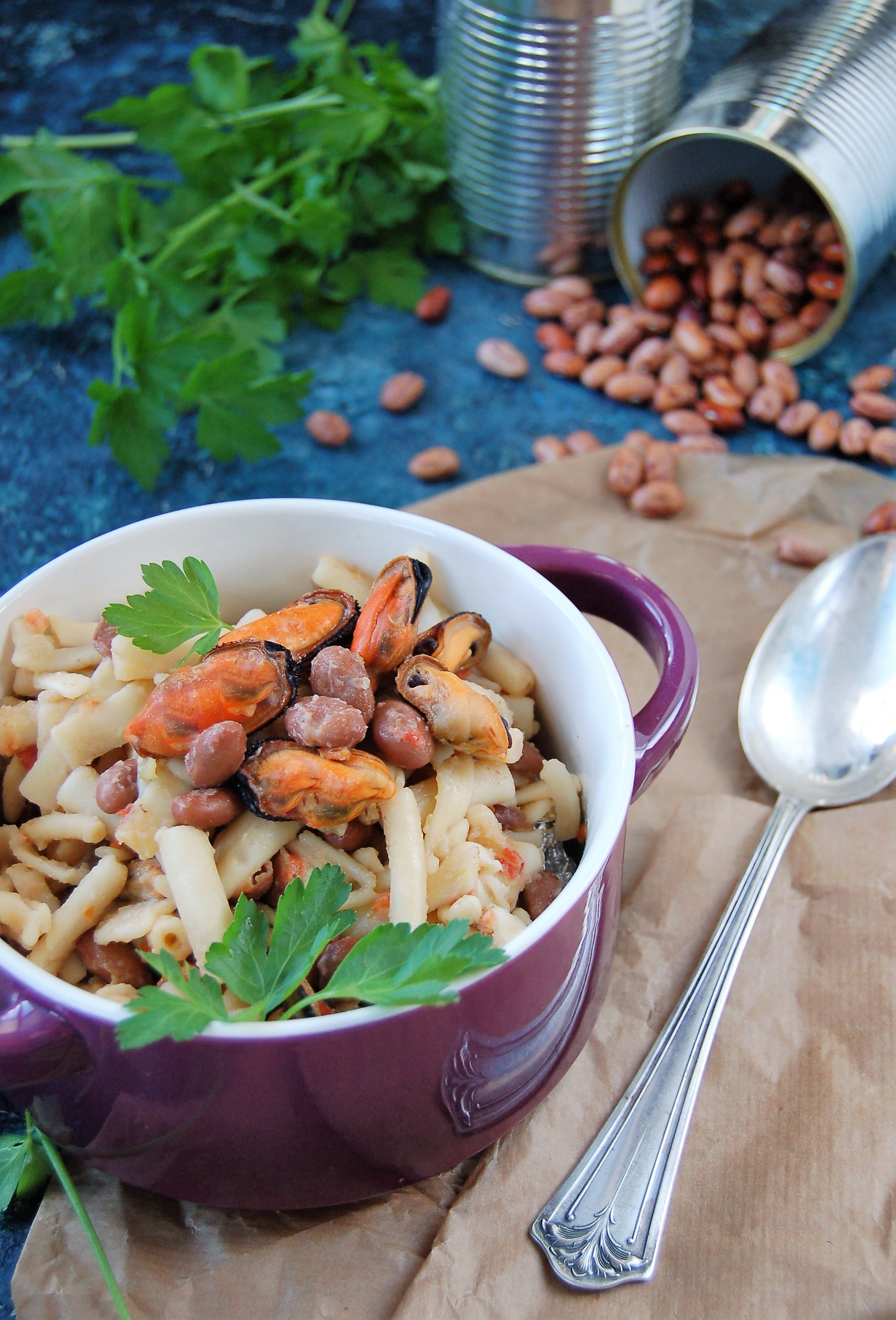 Pasta e fagioli con le cozze (e non dico altro)