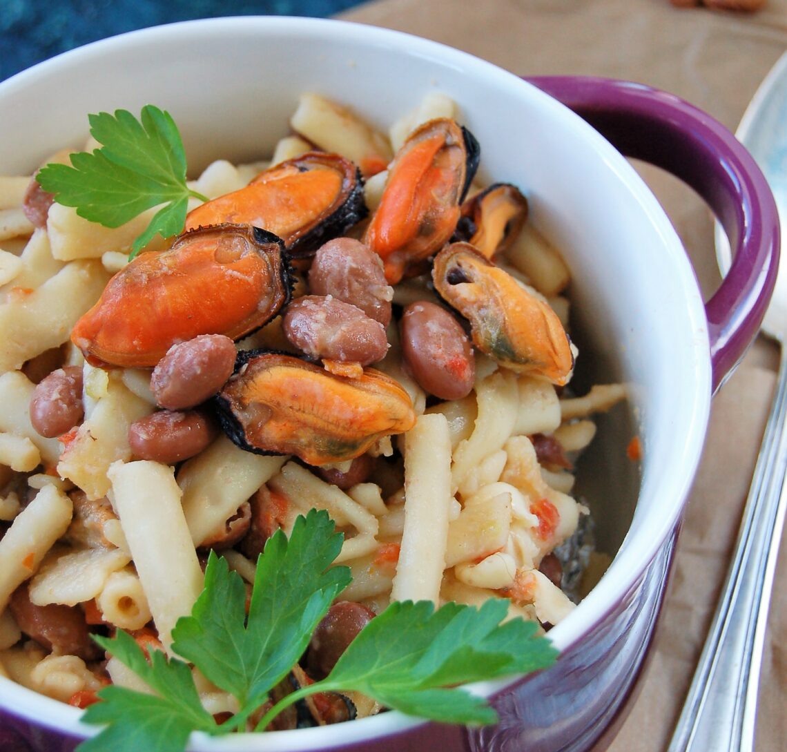 Pasta e fagioli con le cozze (e non dico altro)