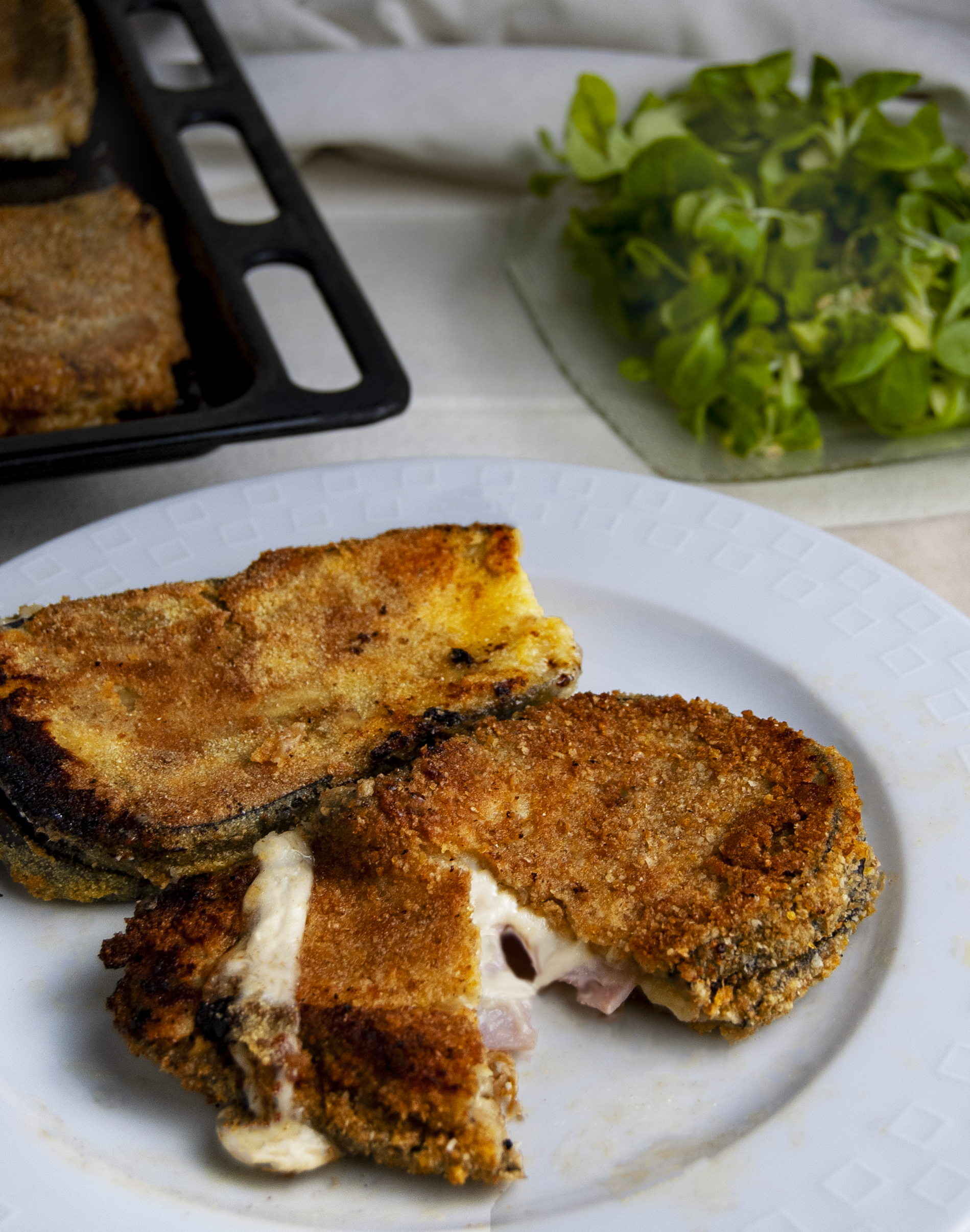 Cordon bleu filante di melanzane