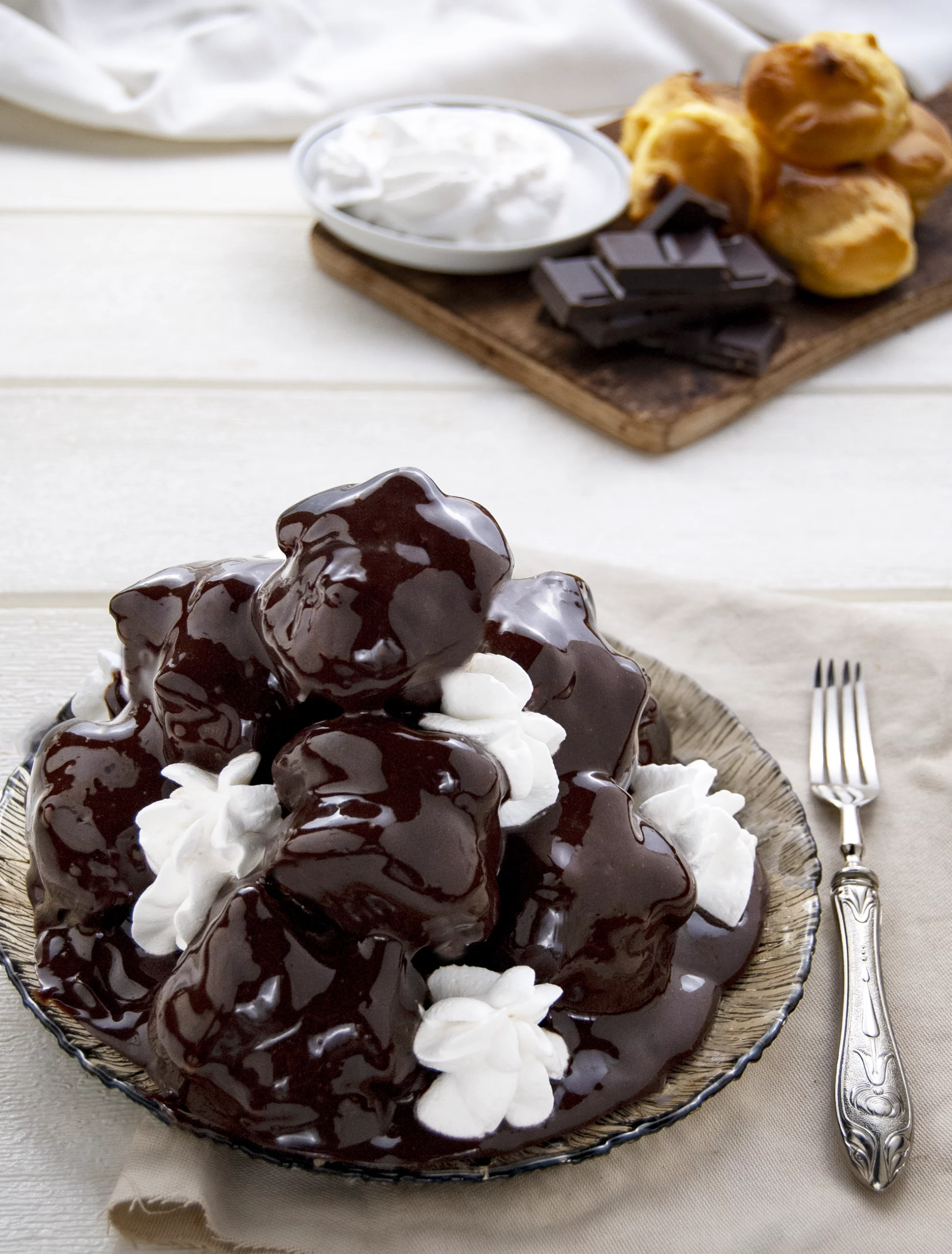 Profiteroles al cioccolato 